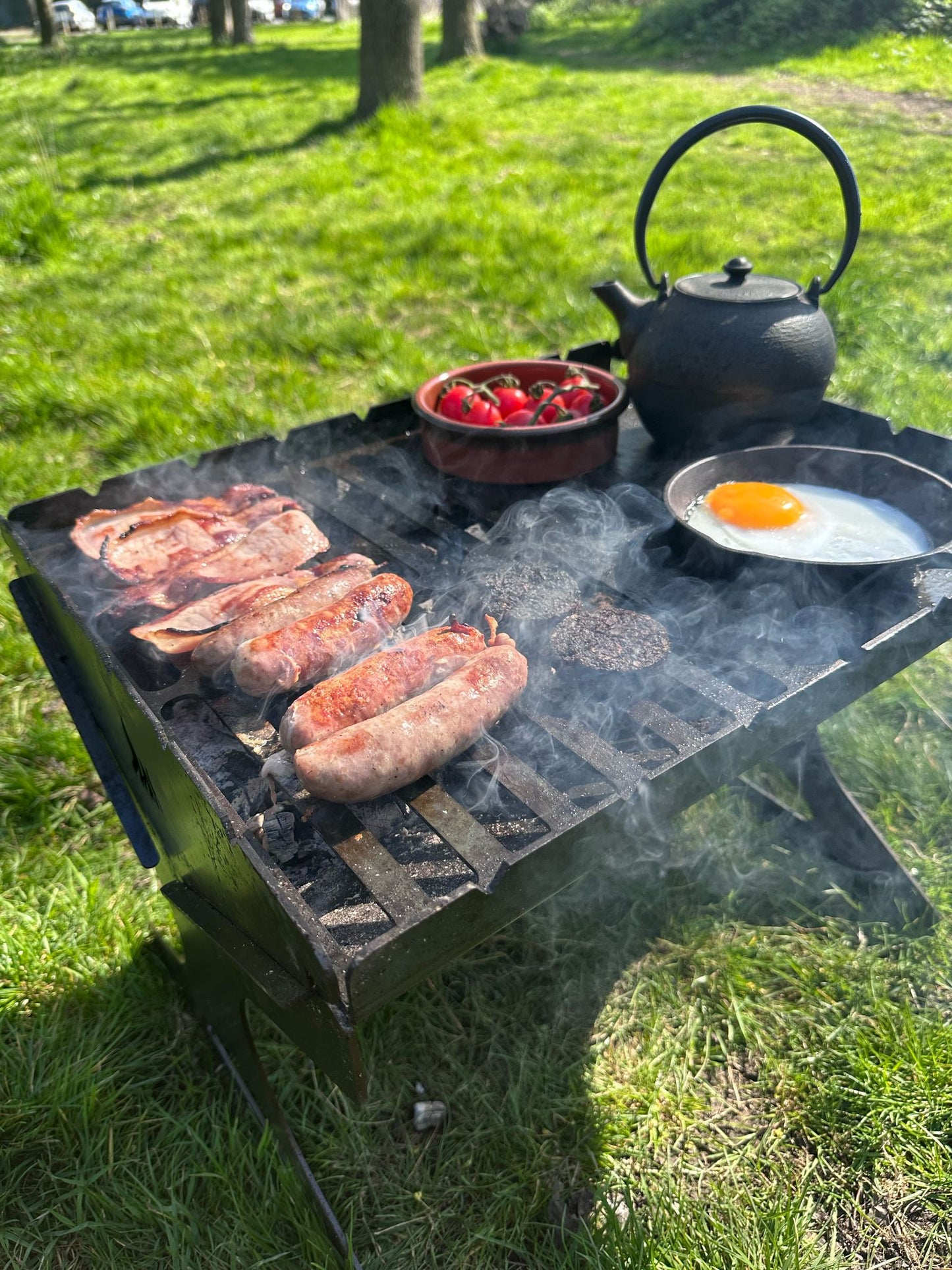 The Roamer Firepit Grill