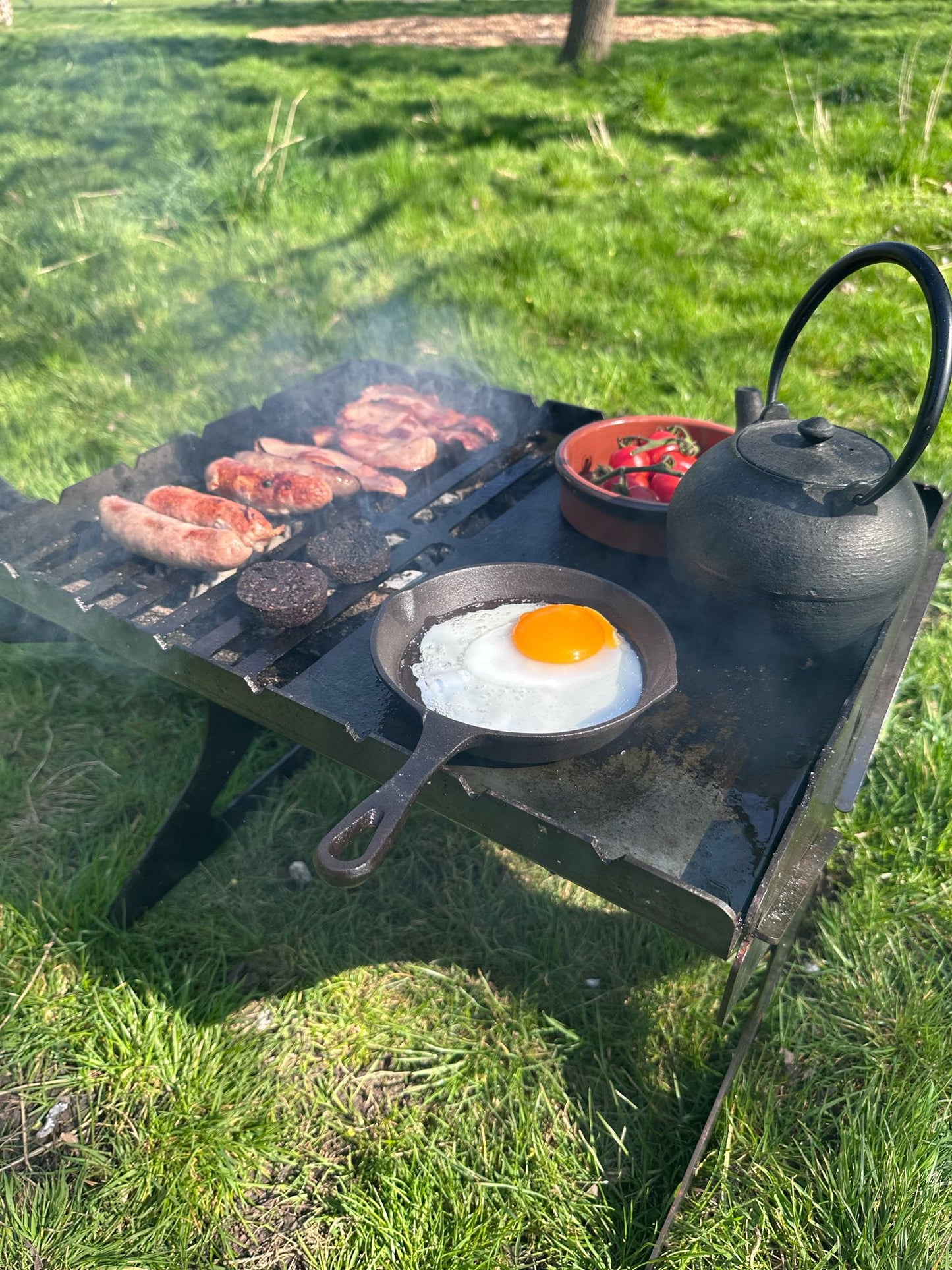 The Roamer Firepit Grill